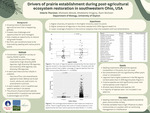 Drivers of Prairie Establishment during Post-Agricultural Ecosystem Restoration in Southwestern Ohio, USA