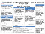 Empowerment Through Autonomy: Gandhi’s Vision for Women and Women’s Rights