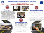 Leadership Experience, Philosophy, Legacy: Camryn McKenzie