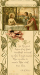 Communion with Jesus holy card