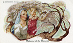 Madonna of the Blossoms holy card