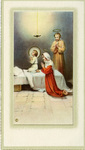 Holy Family holy card