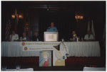 A speaker at the 2002 National Convention