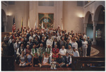 Picture of attendees after Mass at Orlando National Convention, 2001