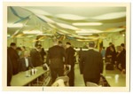 People standing at a banquet