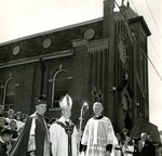 Bishop Joseph Flanagan, Bishop Vincentas Brizgys, and and Father John