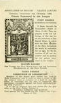 October 1916 League Leaflet by Apostleship of Prayer (Organization)