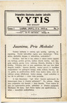 Vytis, Volume 1, Issue 3 (November 17, 1915) by Knights of Lithuania