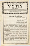Vytis, Volume 1, Issues 5-6 (December 17, 1915)