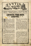 Vytis, Volume 3, Issue 14 (August 30, 1917) by Knights of Lithuania