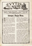 Vytis, Volume 4, Issue 1 (January 15, 1918)