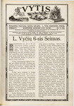 Vytis, Volume 4, Issue 11 (August 15, 1918)