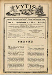 Vytis, Volume 4, Issue 15 (November 30, 1918)