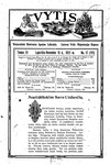 Vytis, Volume 7, Issue 17 (November 15, 1921) by Knights of Lithuania