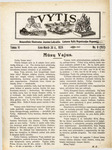Vytis, Volume 10, Issue 6 (March 30, 1924)