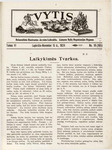 Vytis, Volume 10, Issue 19 (November 15, 1924) by Knights of Lithuania