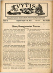 Vytis, Volume 11, Issue 14 (August 15, 1925) by Knights of Lithuania