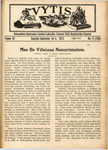 Vytis, Volume 11, Issue 17 (September 30, 1925) by Knights of Lithuania