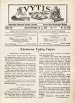 Vytis, Volume 12, Issue 22 (November 30, 1926)