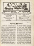 Vytis, Volume 13, Issue 8 (May 15, 1927)