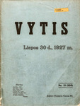 Vytis, Volume 13, Issue 11 (July 30, 1927)