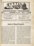 Vytis, Volume 13, Issue 14 (September 30, 1927)