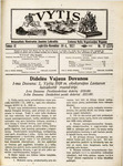 Vytis, Volume 13, Issue 17 (November 30, 1927)