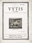 Vytis, Volume 17, Issue 19 (November 15, 1931)