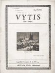 Vytis, Volume 17, Issue 20 (November 30, 1931) by Knights of Lithuania