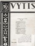 Vytis, Volume 19, Issue 1 (January 15, 1933)