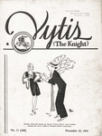 Vytis, Volume 20, Issue 11 (November 25, 1934) by Knights of Lithuania