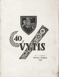 Vytis, Volume 39, Issue 3 (March 1953) by Knights of Lithuania