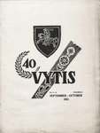 Vytis, Volume 39, Issues 9-10 (September 1953) by Knights of Lithuania