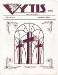 Vytis, Volume 78, Issue 4 (April 1992) by Knights of Lithuania
