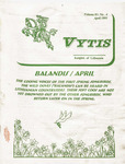 Vytis, Volume 81, Issue 4 (April 1995)