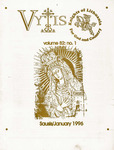 Vytis, Volume 82, Issue 1 (January 1996) by Knights of Lithuania